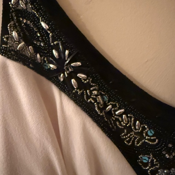 Sue Wong Nocturne 100% Silk Embellished Beads Sz.4 - Picture 9 of 13